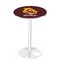 Holland Bar Stool Co 42" Chrome Arizona State Pub Table, Sparky Logo L214C4228ArizSt-S - alternate 1